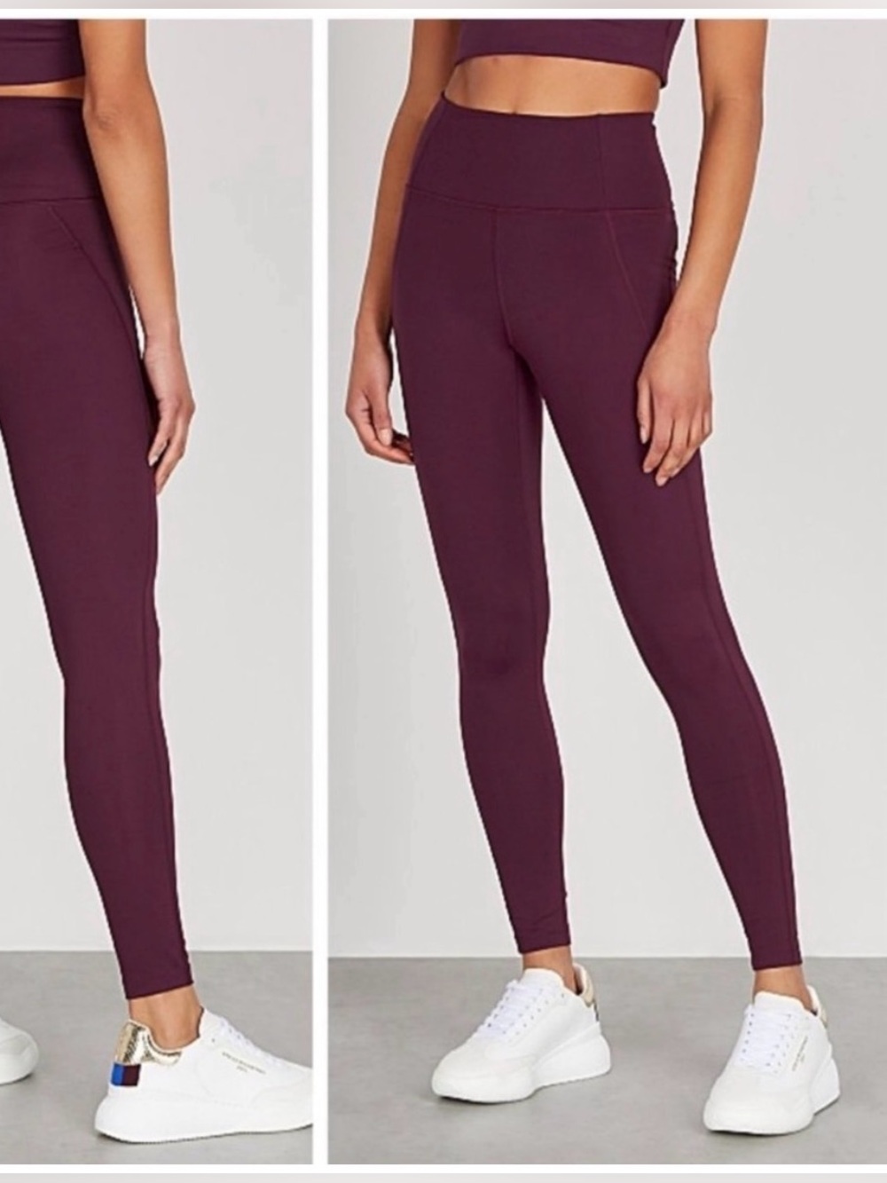 Girlfriend Collective High Rise Plum Purple Leggings